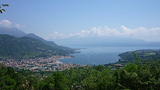 The gulf of Salò at Lake Garda