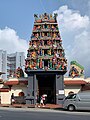 * Nomination Gopuram of Sri Maha Mariamman Koyil Temple Singapore --Chainwit. 16:25, 24 July 2023 (UTC) * Decline  Oppose Sorry, not sharp (particularly at the top), and too many people in foreground --Mike Peel 16:43, 24 July 2023 (UTC)