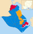 Gosport UK local election 2010 map.svg