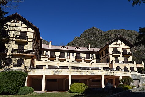 L'hôtel Villavicencio près d'Uspallata, situé à 1 750 m. d'altitude, fut inauguré en 1940.
