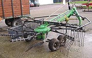 Rotary rakes (common in Europe)