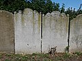 Gravestones outside the Minster Church of St Mary and St Sexburga, Isle of Sheppey.