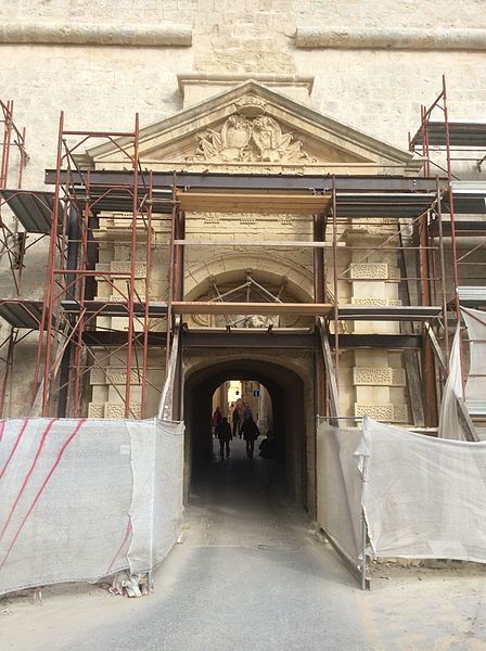 File:Greeks' Gate during restoration 2015.jpeg