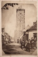 Grydergade og renovering af Borgertårnet, Ribe, asi 1895