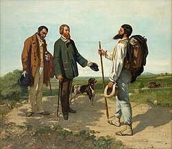 Întâlnirea - Bonjour, Monsieur Courbet !, 1854 - Musée Fabre, Montpellier