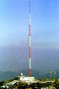 Guyed mast