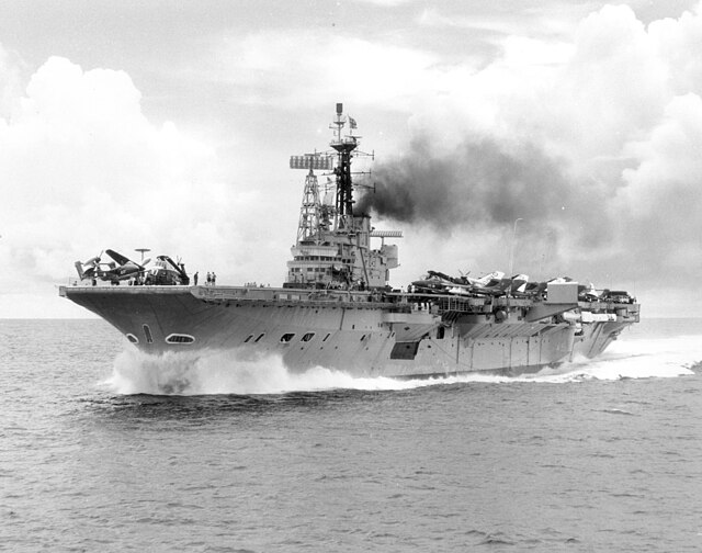 HMS Centaur in 1965