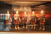 Replica of Han dynasty officers in armor.