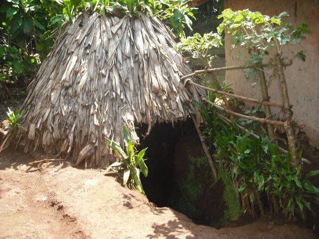 A Chagan cave (modified) to hide during tribal wars