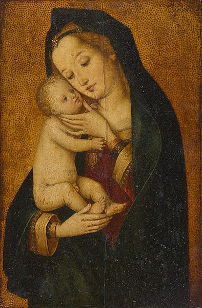 File:Hans Holbein d. Ä. - Maria, das Kind liebkosend - GG 6327 - Kunsthistorisches Museum.jpg