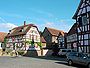 Groß-Umstadt Ortsteil Heubach – Fachwerkhäuser am Marktplatz