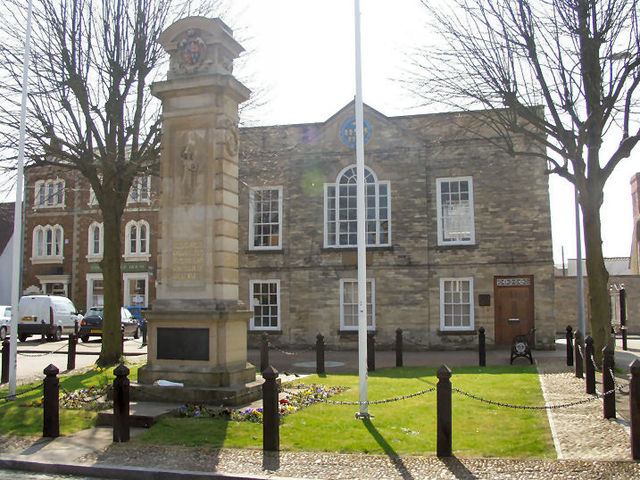 Higham Ferrers Town Hall and War Memorial