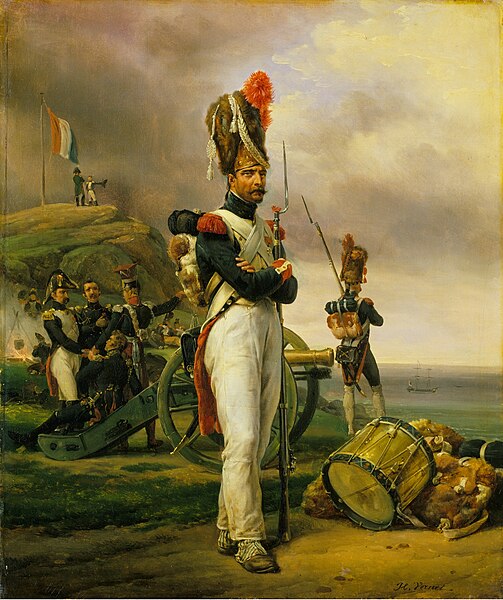 File:Horace Vernet (1789-1863) - A Grenadier of the Guard at Elba - P367 - The Wallace Collection.jpg