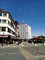 Das Advena Hotel Hohenzollern (links) und Ibis Budget Hotel (Mitte) am Theodor-Heuss-Platz in Osnabrück.