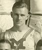Hoffman cropped from team portrait of 1921 Michigan track team