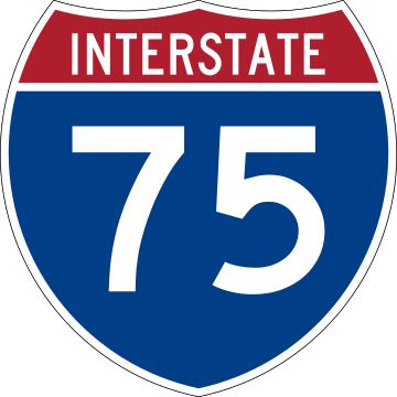 Interstate 75 in Tennessee