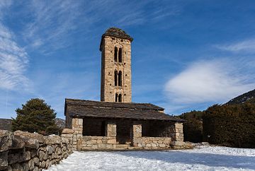 Iglesia de San Miguel de Engolasters, Engolasters, Andorra, 2013-12-30, DD 04.JPG