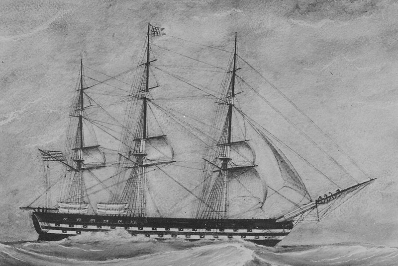 File:Independence, 1815. 74-gun ship of the line. Starboard side, under sail - NARA - 512951 (cropped).tif