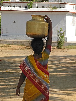 India - Sights & Culture - 32 - woman fetching water (2458024353).jpg