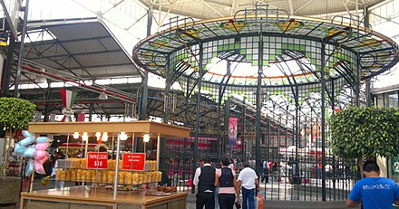 Interior of the Mercado Victoria