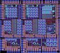 Interna parto de mikroprocesoro (grandigita 600-foje).