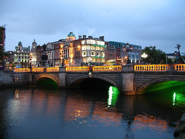 Dublin in the night