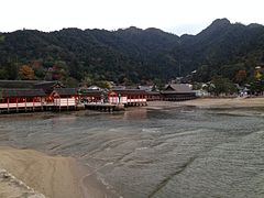 厳島神社と弥山