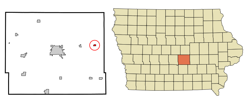 File:Jasper County Iowa Incorporated and Unincorporated areas Oakland Acres Highlighted.svg