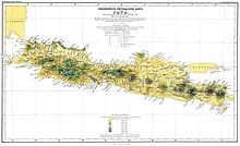 Karte von Java 1860