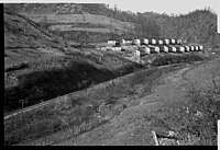 Město uhelné společnosti v Jenkins, Kentucky, 1935