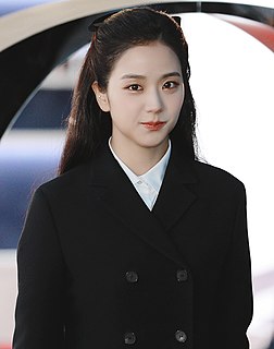 Kim Ji-soo, known mononymously as Jisoo, is a South Korean singer and actress. She debuted as a member of the girl group Blackpink, formed by YG Entertainment, in August 2016. After making her acting debut with a cameo role in the 2015 series The Producers, she played her first leading role in the JTBC series Snowdrop (2021–22).
