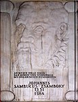 Johannes Sambucus-Zsámboky – Gedenktafel