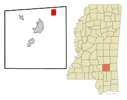 Sandersville - Carte