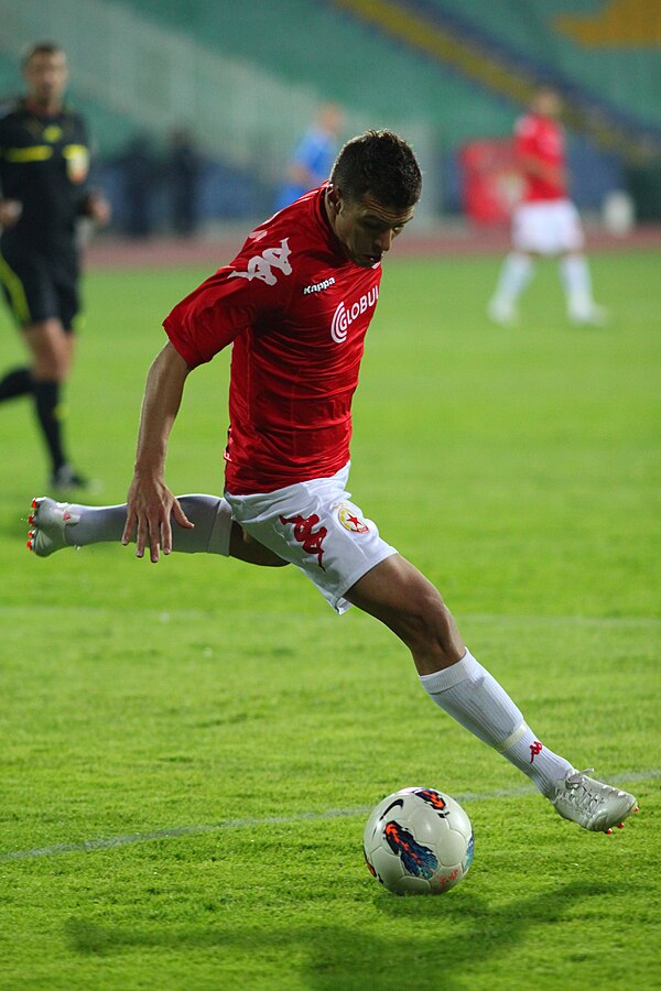 Moraes playing for CSKA Sofia in 2011.