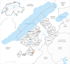 Kaart van de gemeente