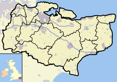 Location map United Kingdom Kent