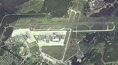 Вид на аэропорт с воздуха