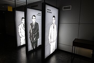 Криптологи М. Реєвський, Г. Зигальський і Є. Ружицький представлені на експозиції Центру Шифрів Енігма