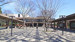 Kumamoto prefectural theater approach 1.jpg