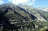 Keylong as viewed from Kardang Monastery