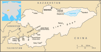 Kyrgyzstan: Leids, Provinces an destricts, Freemit airtins