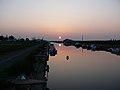 Canal du Rhône à Sète à La Peyrade quartier de Frontignan.