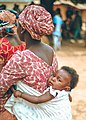 Lady Backing a baby