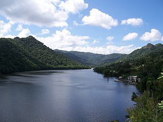 <span class="mw-page-title-main">Dos Bocas Lake</span> Lake in Arecibo and Utuado, Puerto Rico