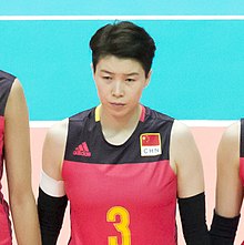 Li Jing (voleybol) Voleybol için Çin takımı (kırpılmış) .jpg