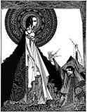 Illustration for Edgar Allan Poe's Ligeia, 1923