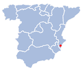 Localización de Elche en España