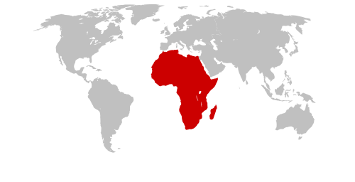 Ubicación de África