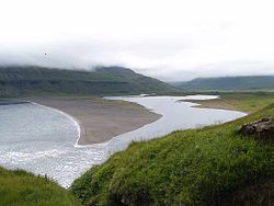 Utsikt fra bunnen av Loðmundarfjörður.