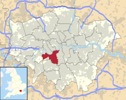 Municipio di Wandsworth - Localizzazione